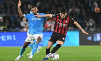 意甲焦点战：AC米兰客场0-1憾负那不勒斯，巴尔泰吉防守失误再受考验