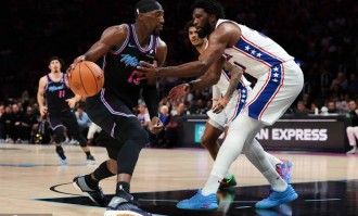 希罗30分恩比德26+7 马克西23分热火胜76人